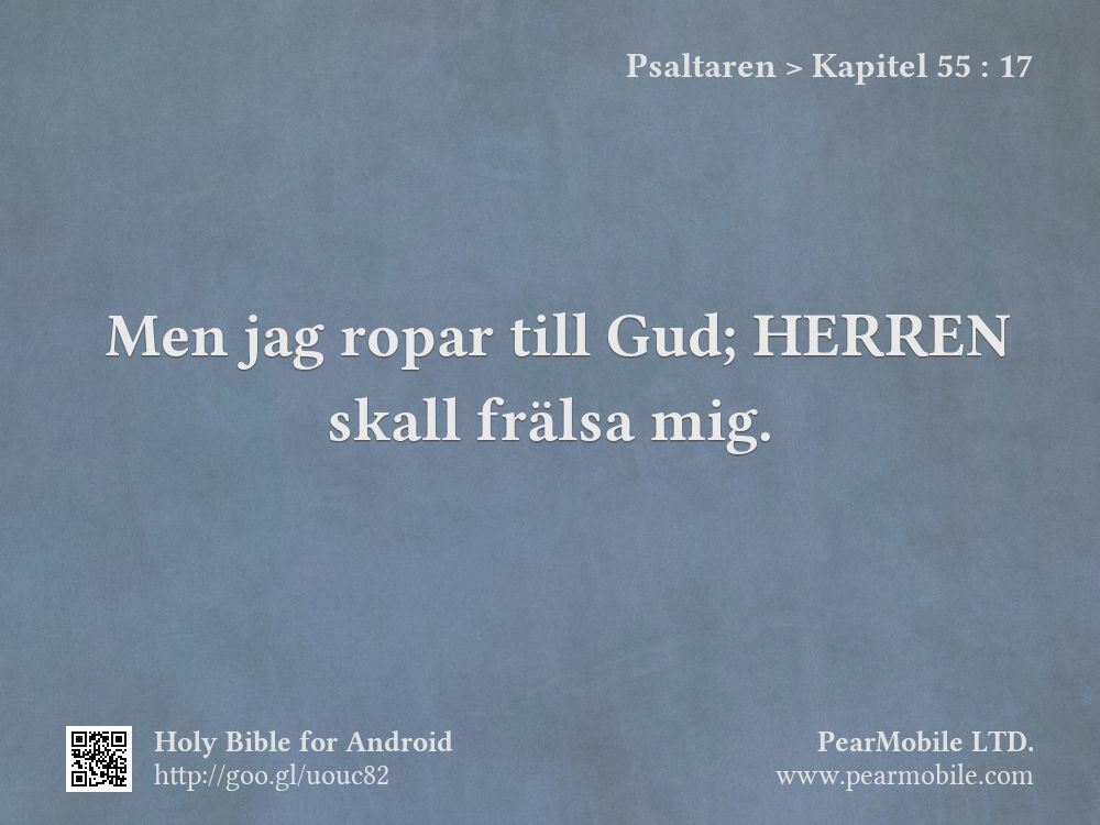 Psaltaren, Kapitel 55:17